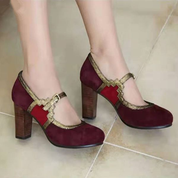 plus size 34-43 female round toe high heels flock gladiator shoes thick heel fashion belt buckle women party wedding pumps, Black
plus size 34-43 female round toe high heels flock gladiator shoes thick heel fashion belt buckle women party wedding pumps, Black