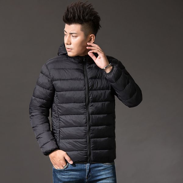 2019 winter lightweight down cotton-padded jacket men's lightweight short cotton men's hat down jacket, Black
2019 winter lightweight down cotton-padded jacket men's lightweight short cotton men's hat down jacket, Black