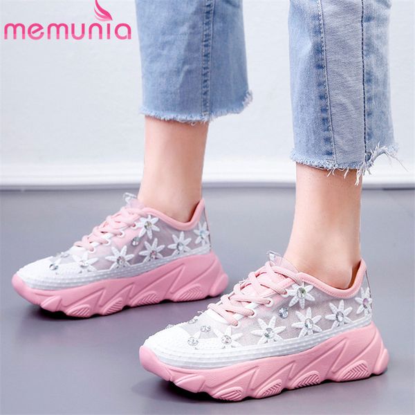 memunia 2019 big size 41 women sneakers light breathable mesh shoes lace up crystal casual flat platform sneakers women shoes, Black
memunia 2019 big size 41 women sneakers light breathable mesh shoes lace up crystal casual flat platform sneakers women shoes, Black