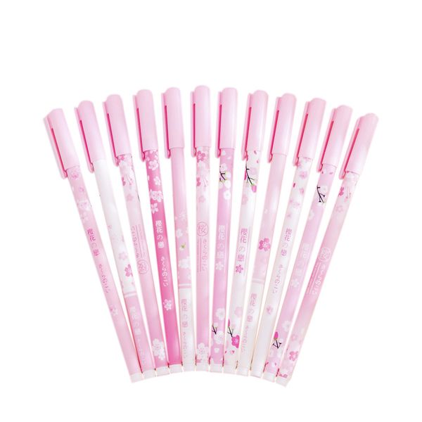 36pcs/lot girls heart pink cherry blossom gel pen set 0.5mm random kawaii pen cute korean stationery
36pcs/lot girls heart pink cherry blossom gel pen set 0.5mm random kawaii pen cute korean stationery