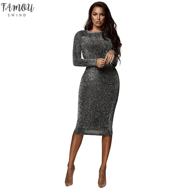 2020 bodycon dress women sequin dress metallic o-neck long sleeve sparkling slim clubwear party midi wrap dress black khaki, Black;gray
2020 bodycon dress women sequin dress metallic o-neck long sleeve sparkling slim clubwear party midi wrap dress black khaki, Black;gray