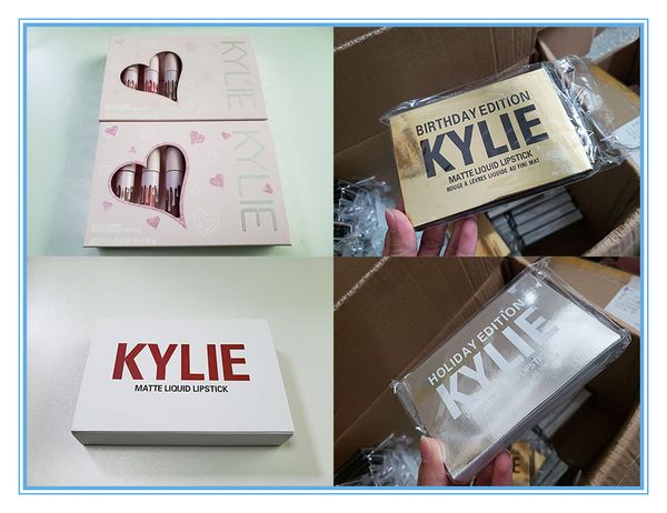 Kylie lipstick Birthday & pink & Valentine & holiday Edition lip Kit Kylie Lip gloss Matte Lipsticks collection Cosmetics 6pcs/set
Kylie lipstick Birthday & pink & Valentine & holiday Edition lip Kit Kylie Lip gloss Matte Lipsticks collection Cosmetics 6pcs/set