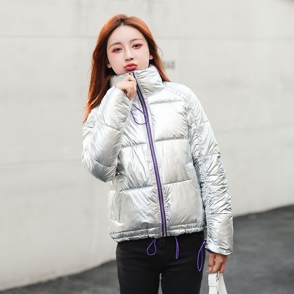 striped women short coats and jackets casual warm fashion winter padded jacket full sleeve parka feminina, Black
striped women short coats and jackets casual warm fashion winter padded jacket full sleeve parka feminina, Black