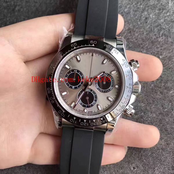 6 style edition wristwatches 40mm cosmograph 116508 116506 116520 swiss eta movement rubber bands chronograph mens watch watches, Slivery;brown
6 style edition wristwatches 40mm cosmograph 116508 116506 116520 swiss eta movement rubber bands chronograph mens watch watches, Slivery;brown