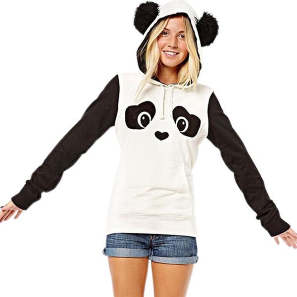 Casual S -3xl Cute Cotton Blended Women 'S Panda Fleece Pullover Hoodie Sweatshirts Hooded Coat Tops Hot
Casual S -3xl Cute Cotton Blended Women 'S Panda Fleece Pullover Hoodie Sweatshirts Hooded Coat Tops Hot