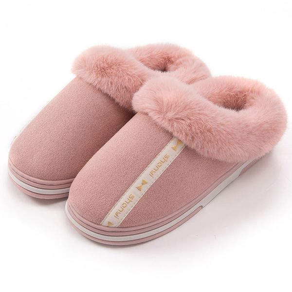 shoes women slippers winter indoor women large size casual home plus velvet warm shoes comfortable cotton slippers, Black 
shoes women slippers winter indoor women large size casual home plus velvet warm shoes comfortable cotton slippers, Black