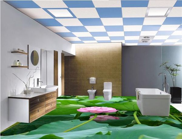lotus leaf lotus 3d floor decoration painting waterproof wallpaper for bathroom wall
lotus leaf lotus 3d floor decoration painting waterproof wallpaper for bathroom wall