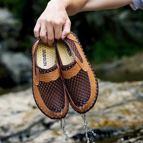 big size sandals men comfortable walking footwear leather sandals men shoes summer beach breathable outdoor shoes, Black
big size sandals men comfortable walking footwear leather sandals men shoes summer beach breathable outdoor shoes, Black