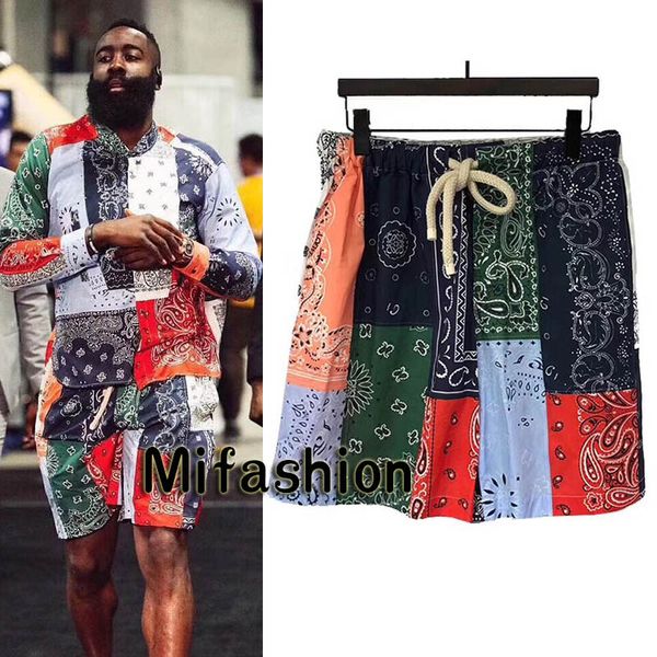 Hip Hop Summer USA Cool Street paisely pattern patchwork Floral Fashion Men Luxury Shorts Casual Elastic Beach Short Pants
Hip Hop Summer USA Cool Street paisely pattern patchwork Floral Fashion Men Luxury Shorts Casual Elastic Beach Short Pants
