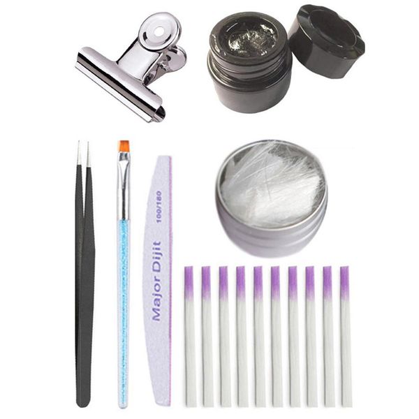 1 set professional fiberglass nail kit glass nails extension building manicure salon tweezer nail scraper pen
1 set professional fiberglass nail kit glass nails extension building manicure salon tweezer nail scraper pen