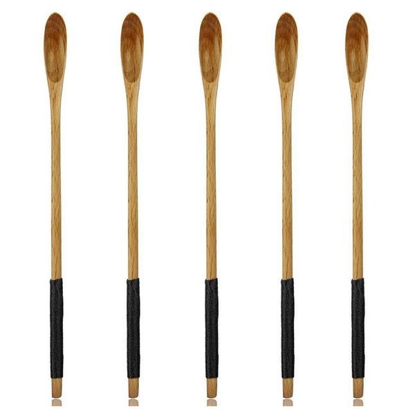 new 10 pieces of soup spoon natural beech wood long handle drink spoons cocktail household items and swizzle stricks
new 10 pieces of soup spoon natural beech wood long handle drink spoons cocktail household items and swizzle stricks