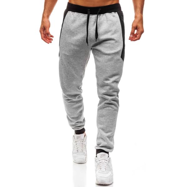 2018 foreign trade men's sports pants zipper pocket luokou color design sweatpants mens joggers street fashion, Black
2018 foreign trade men's sports pants zipper pocket luokou color design sweatpants mens joggers street fashion, Black