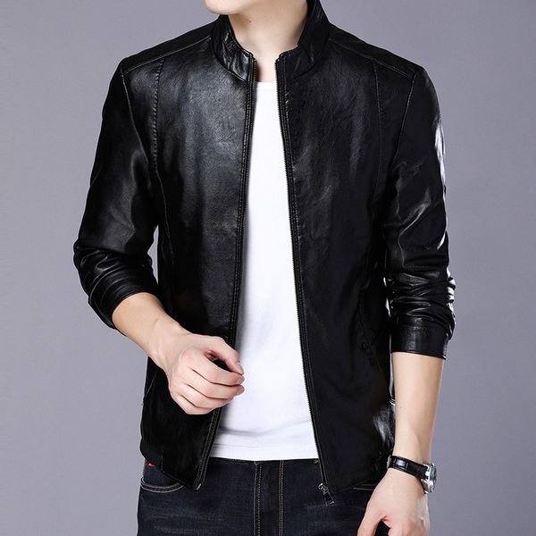 men's fur & faux male comfortable biker leather jacket black brown jaqueta masculina couro outerwear mandarin collar casual coat men
men's fur & faux male comfortable biker leather jacket black brown jaqueta masculina couro outerwear mandarin collar casual coat men