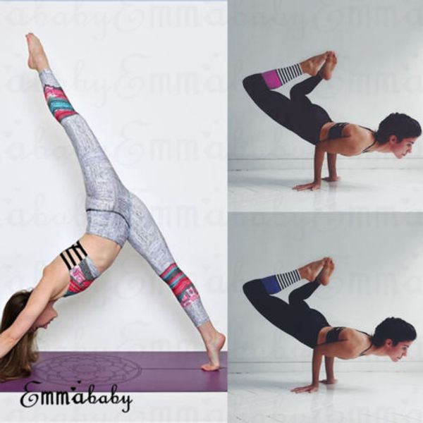 women splicing skinny yoga running pants fitness sports leggings stretch gym trousers, White;red 
women splicing skinny yoga running pants fitness sports leggings stretch gym trousers, White;red