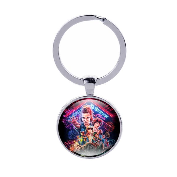 stranger things keychains science fiction tv play keyrings fans souvenir gift eleven handmade glass cabochon key ring car key holder, Silver
stranger things keychains science fiction tv play keyrings fans souvenir gift eleven handmade glass cabochon key ring car key holder, Silver
