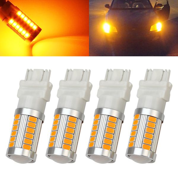 4pcs replace t25 3157 led 33smd 5630 tail brake light 3156 3157 led turn signal light lamps red yellow white 12v
4pcs replace t25 3157 led 33smd 5630 tail brake light 3156 3157 led turn signal light lamps red yellow white 12v