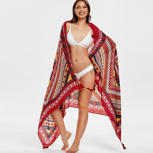 summer women printed casual pareo scarf long shawl gauze holiday silk towel beach sarong cover up towel wrap scarf swimwear#p3, Blue;gray
summer women printed casual pareo scarf long shawl gauze holiday silk towel beach sarong cover up towel wrap scarf swimwear#p3, Blue;gray