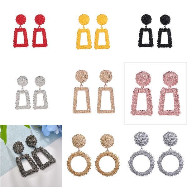 big vintage earrings for women color golden geometric statement earrings metal earrings hanging trend jewelry wholesale fj731, Red;brown
big vintage earrings for women color golden geometric statement earrings metal earrings hanging trend jewelry wholesale fj731, Red;brown