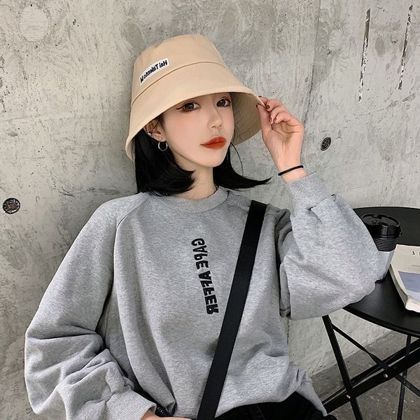 2020 cloth flip letter fisherman bucket bucket children's sun hat summer solid color graffiti basin hat, Blue;gray
2020 cloth flip letter fisherman bucket bucket children's sun hat summer solid color graffiti basin hat, Blue;gray