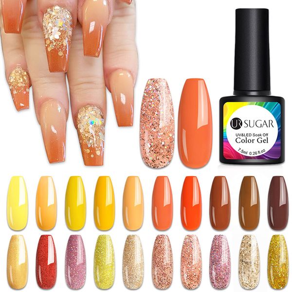 nail gel ur sugar 7.5ml glitter sequins uv polish yellow lacquers soak off long lasting manicures art varnishes, Red;pink
nail gel ur sugar 7.5ml glitter sequins uv polish yellow lacquers soak off long lasting manicures art varnishes, Red;pink