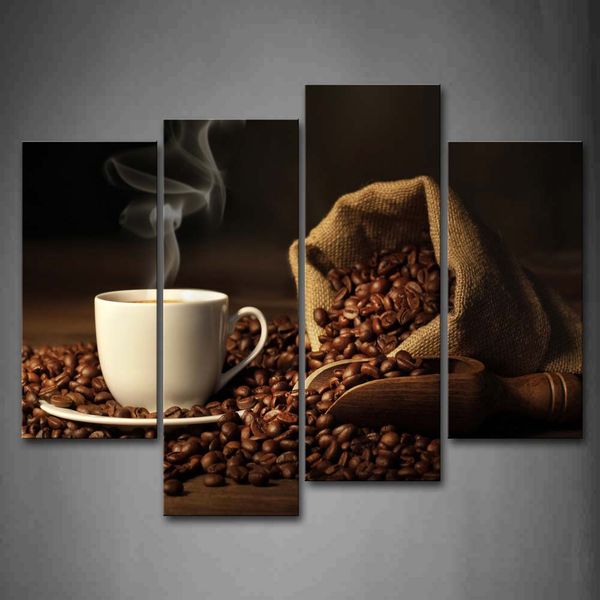 4 panels unframed wall art pictures coffee coffee bean canvas print modern posters no frames for living room decor
4 panels unframed wall art pictures coffee coffee bean canvas print modern posters no frames for living room decor