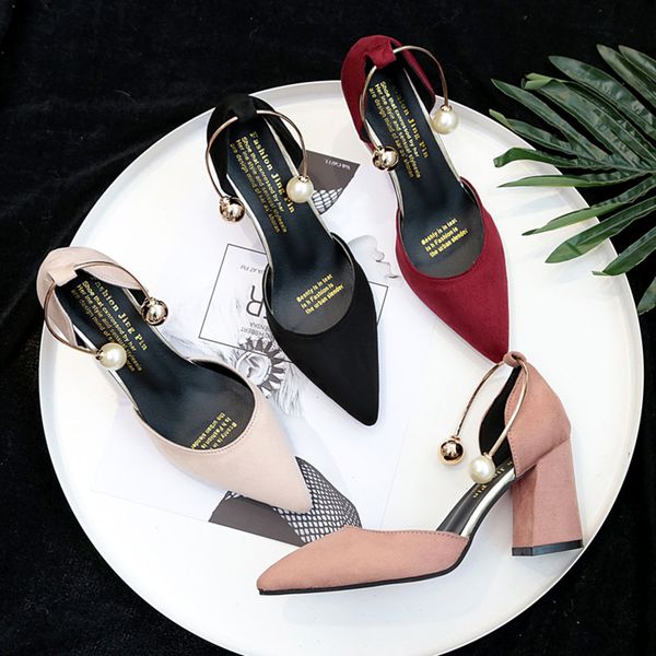 ladies luxury heel shoes women ladies summer fashion single square shoes sandals female elegant party heel shoe sapato feminino, Black
ladies luxury heel shoes women ladies summer fashion single square shoes sandals female elegant party heel shoe sapato feminino, Black