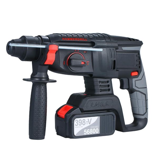 

21v brushless rotary hammer electric drill hammer cordless electric 4 function hammering machine drilling concrete tool
