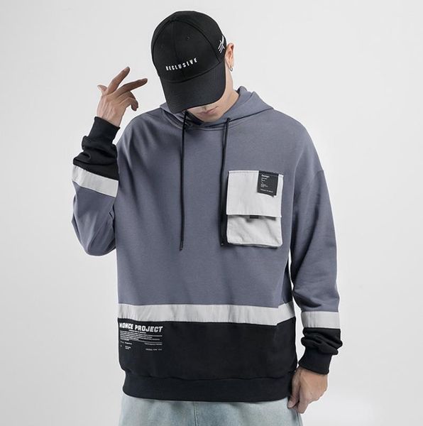 men hoodies japan style casual sports hoodie 2019 autumn new sweater men's three-dimensional pocket lapel hooded f8354, Black
men hoodies japan style casual sports hoodie 2019 autumn new sweater men's three-dimensional pocket lapel hooded f8354, Black