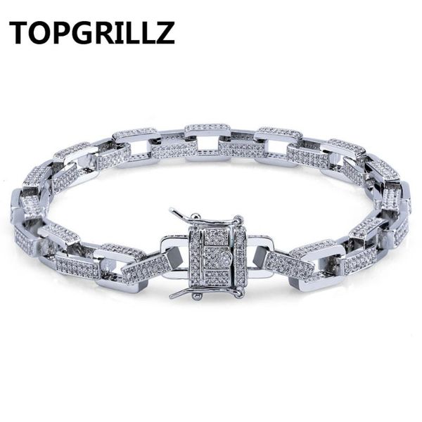 link, chain rillz hip hop men jewelry bracelet copper gold/silver color plated iced out micro paved cz stone box bracelets 18" 22", Black
link, chain rillz hip hop men jewelry bracelet copper gold/silver color plated iced out micro paved cz stone box bracelets 18" 22", Black