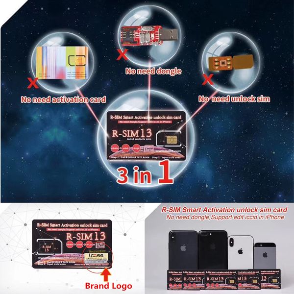 Newest RSIM 13 Original Rsim-13 Smart Activation Unlock SIM Card Heicard Unlocking Card for iPhone6 7 8 XS MAX Support Edit iccid R-sim Sup
Newest RSIM 13 Original Rsim-13 Smart Activation Unlock SIM Card Heicard Unlocking Card for iPhone6 7 8 XS MAX Support Edit iccid R-sim Sup
