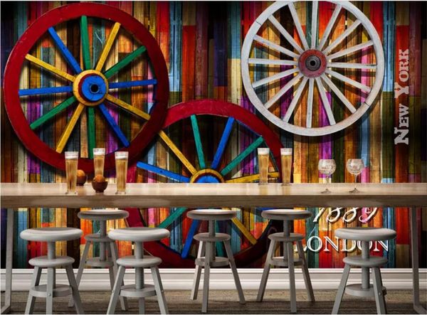 3d room wallpaper custom p mural vintage color wooden plank wheel background wall home decor wall art pictures wallpaper for walls 3 d
3d room wallpaper custom p mural vintage color wooden plank wheel background wall home decor wall art pictures wallpaper for walls 3 d