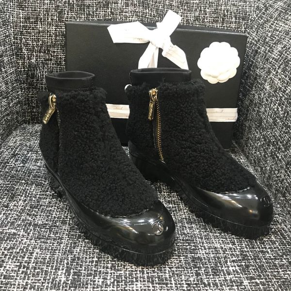 new luxury women's shoes wool snow boots fashion design brand winter women's boots very warm platform jhse, Black
new luxury women's shoes wool snow boots fashion design brand winter women's boots very warm platform jhse, Black