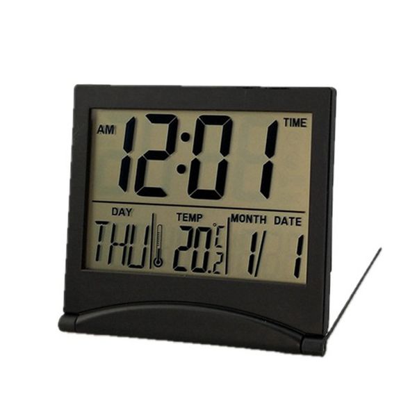 table digital clock lcd display weather station folding date temperature travel white/black
table digital clock lcd display weather station folding date temperature travel white/black