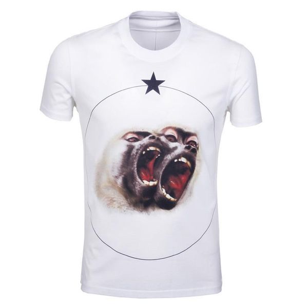 2016 fashion summer style new men t-shirt cotton star 3d monkey tshirt short sleeve casual camiseta t shirt brand moneky tshirts, White;black
2016 fashion summer style new men t-shirt cotton star 3d monkey tshirt short sleeve casual camiseta t shirt brand moneky tshirts, White;black
