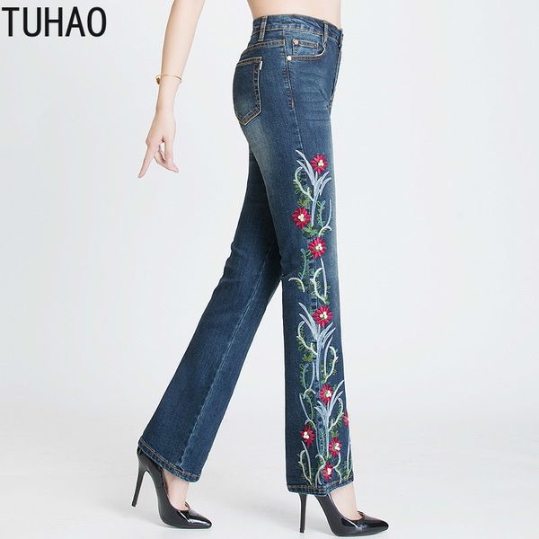 tuhao 2020 spring floral embroidery women denim jeans plus size 7xl 6xl 5xl beaded diamond jeans vintage office trousers wm21, Blue
tuhao 2020 spring floral embroidery women denim jeans plus size 7xl 6xl 5xl beaded diamond jeans vintage office trousers wm21, Blue