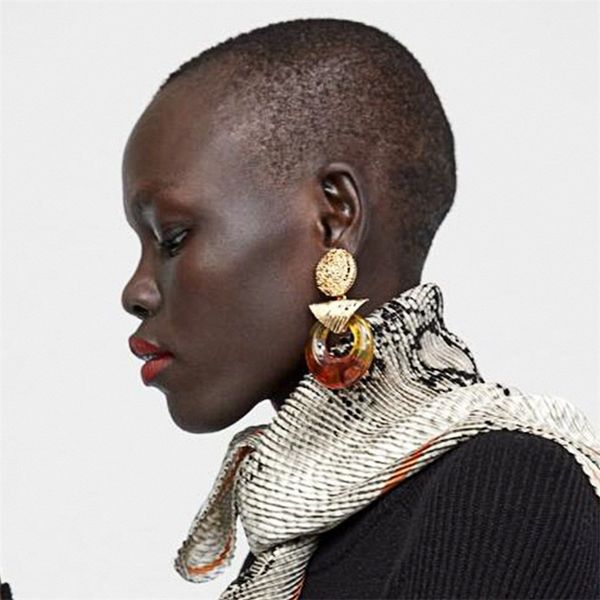 duojiaoyan retro style acrylic round girls rarrings metal splicing palace earring jewelry fashion women ears accessories, Silver
duojiaoyan retro style acrylic round girls rarrings metal splicing palace earring jewelry fashion women ears accessories, Silver