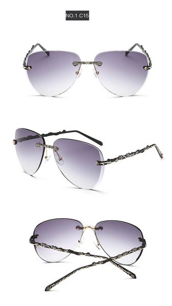 2020 fashion female rimless sunglasses women brand designer sun glasses pilot luxury vintage transparent shadow retro oculos
2020 fashion female rimless sunglasses women brand designer sun glasses pilot luxury vintage transparent shadow retro oculos