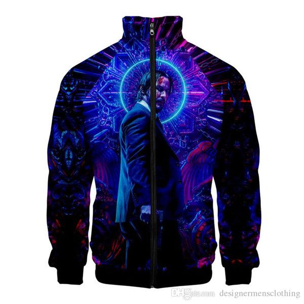 3d digital print john wick 3 mens jackets stand collar long sleeve spring mens outwear fashion designer mens coats, Black;brown
3d digital print john wick 3 mens jackets stand collar long sleeve spring mens outwear fashion designer mens coats, Black;brown