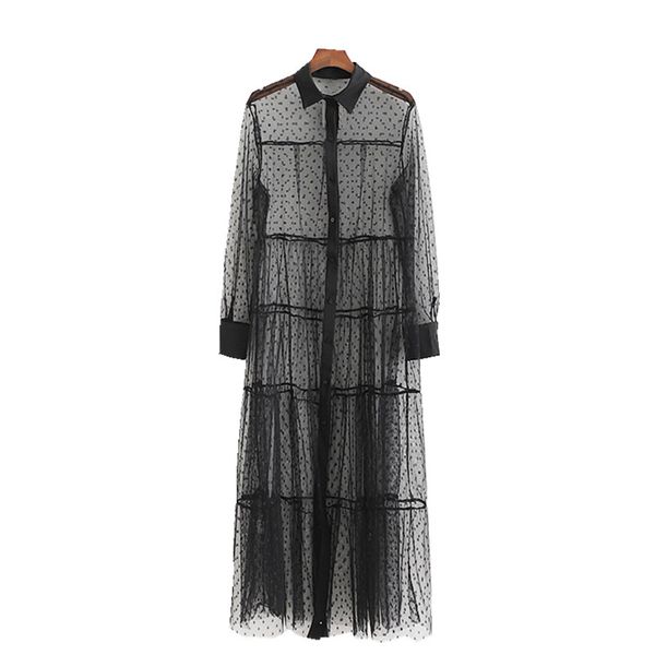 женщины черный горошек mesh длинные рубашки лето top see through sheer платье блузка sexy прозрачное бич длинные tops, White
женщины черный горошек mesh длинные рубашки лето top see through sheer платье блузка sexy прозрачное бич длинные tops, White