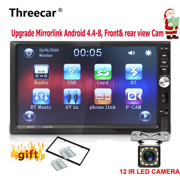 7'' 2 din car radio stereo 1024*600 car universal mirrorlink android bluetooth usb double din auto radio front & rear view cam
7'' 2 din car radio stereo 1024*600 car universal mirrorlink android bluetooth usb double din auto radio front & rear view cam