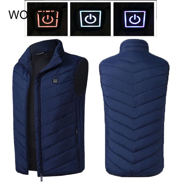 woyyho electric heated vest men women heating waistcoat thermal warm camping hiking vest usb heated outdoor winter jacket, Gray;blue
woyyho electric heated vest men women heating waistcoat thermal warm camping hiking vest usb heated outdoor winter jacket, Gray;blue