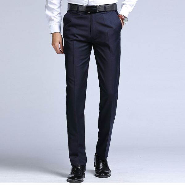 fashion spring plus size men dress pants classic business casual straight trousers suit pants men pantalon hombre, Black
fashion spring plus size men dress pants classic business casual straight trousers suit pants men pantalon hombre, Black
