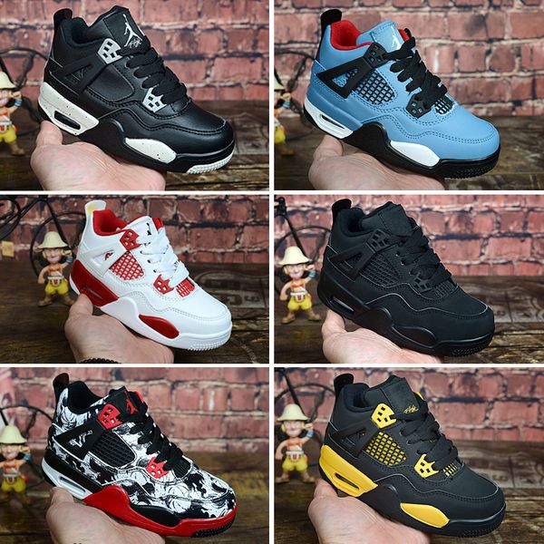 Kids 4 Bred Cactus Jack Pure Money Basketball Shoes 4s Children Boy Girls Pink White Alternate 89 Black Cat Sneakers size 28-35
Kids 4 Bred Cactus Jack Pure Money Basketball Shoes 4s Children Boy Girls Pink White Alternate 89 Black Cat Sneakers size 28-35