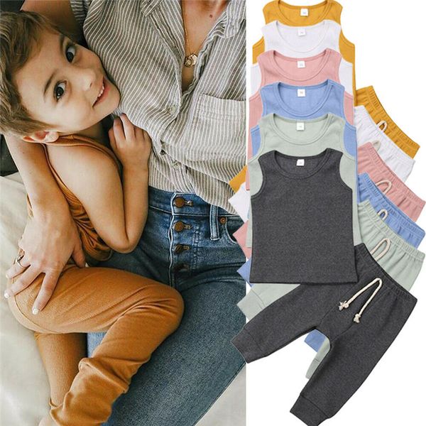 pudcoco newborn baby boys girls outfits solid vest t-shirt +long pants trousers 2pcs cute pin-striped clothes sets, White
pudcoco newborn baby boys girls outfits solid vest t-shirt +long pants trousers 2pcs cute pin-striped clothes sets, White