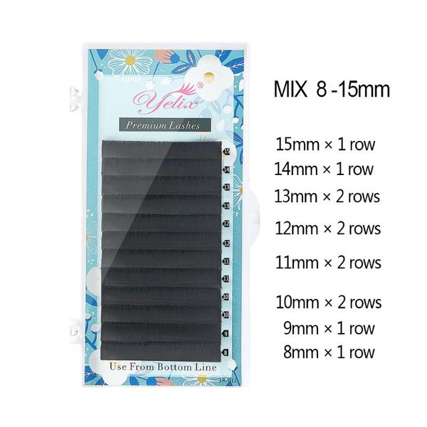 yelix matte 7-15mm mixed individual eyelashes faux mink lash extension trays faux cils one by one lashes russian volume lashes
yelix matte 7-15mm mixed individual eyelashes faux mink lash extension trays faux cils one by one lashes russian volume lashes