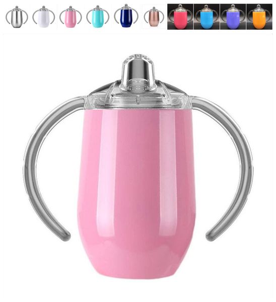 8oz stainless steel sippy cup infant bottle with sipper spout double wall vacuum insulated kid mug metalic color
8oz stainless steel sippy cup infant bottle with sipper spout double wall vacuum insulated kid mug metalic color
