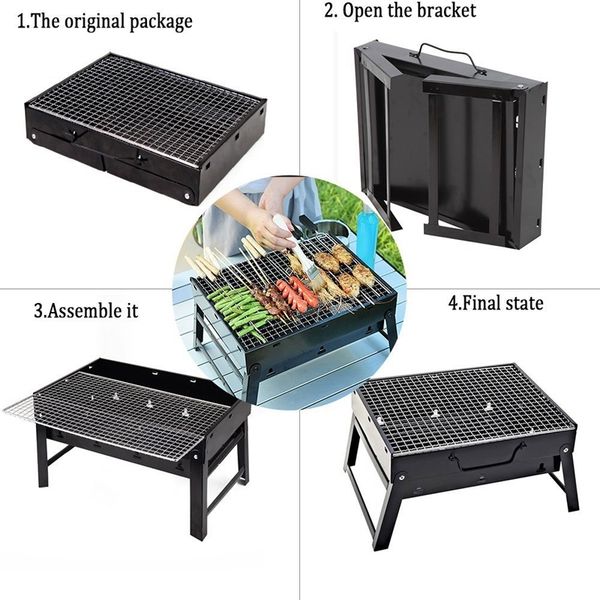 folding bbq grill portable barbecue charcoal grill wire meshes tools for outdoor camping cooking picnics hiking stoves
folding bbq grill portable barbecue charcoal grill wire meshes tools for outdoor camping cooking picnics hiking stoves