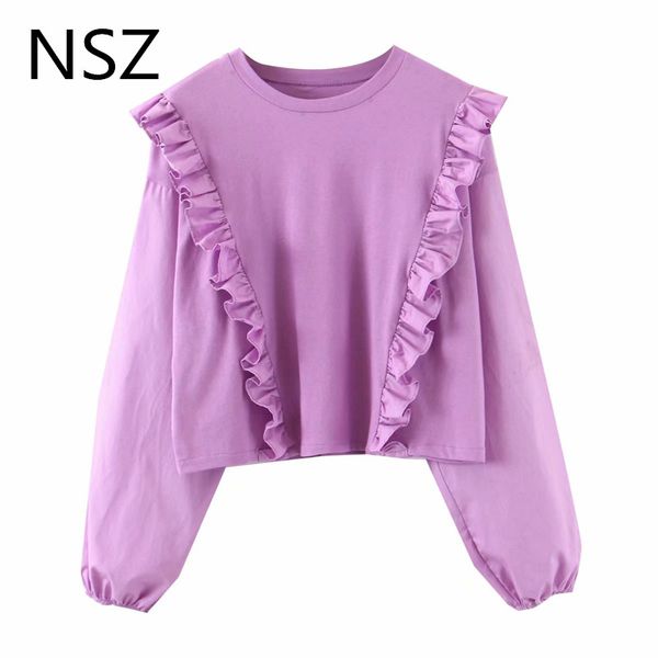nsz women cotton crop hoodies ruffles oversized short sweatshirt pullovers kawaii ladies cropped hoody aesthetic coat, Black
nsz women cotton crop hoodies ruffles oversized short sweatshirt pullovers kawaii ladies cropped hoody aesthetic coat, Black