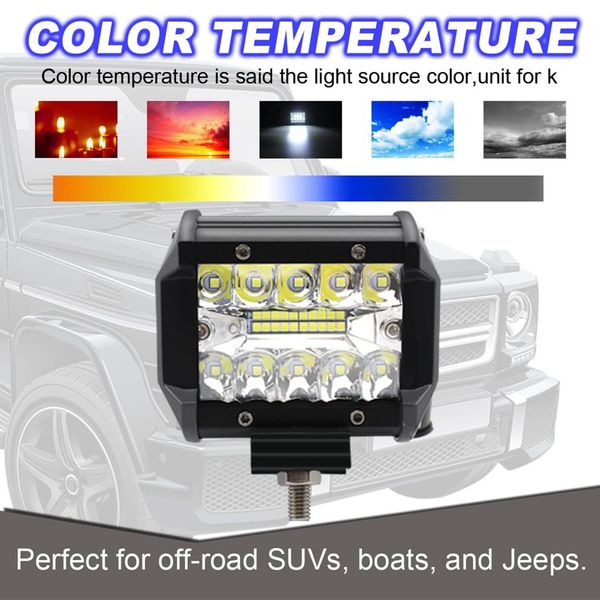 1 pcs/ 1 pair 4 inch 60w led light bar waterproof led pods spotlight fog driving lighting lamp for off road truck car suv boat
1 pcs/ 1 pair 4 inch 60w led light bar waterproof led pods spotlight fog driving lighting lamp for off road truck car suv boat