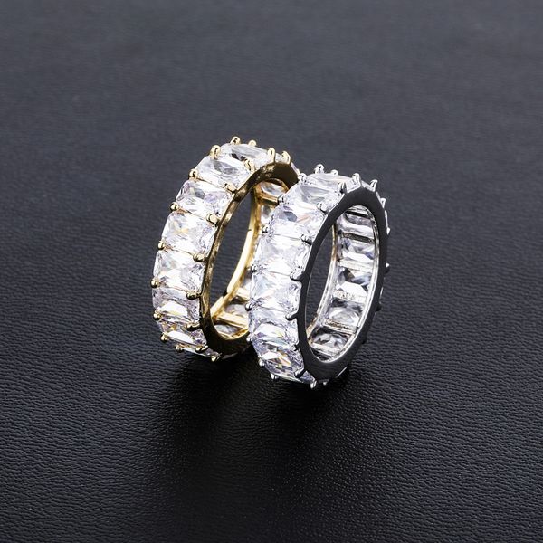 couple wedding rings jewelry treny fashion men women luxury classic bling rectangle zircon paved 18k gold plated circle hip hop rings, Slivery;golden
couple wedding rings jewelry treny fashion men women luxury classic bling rectangle zircon paved 18k gold plated circle hip hop rings, Slivery;golden